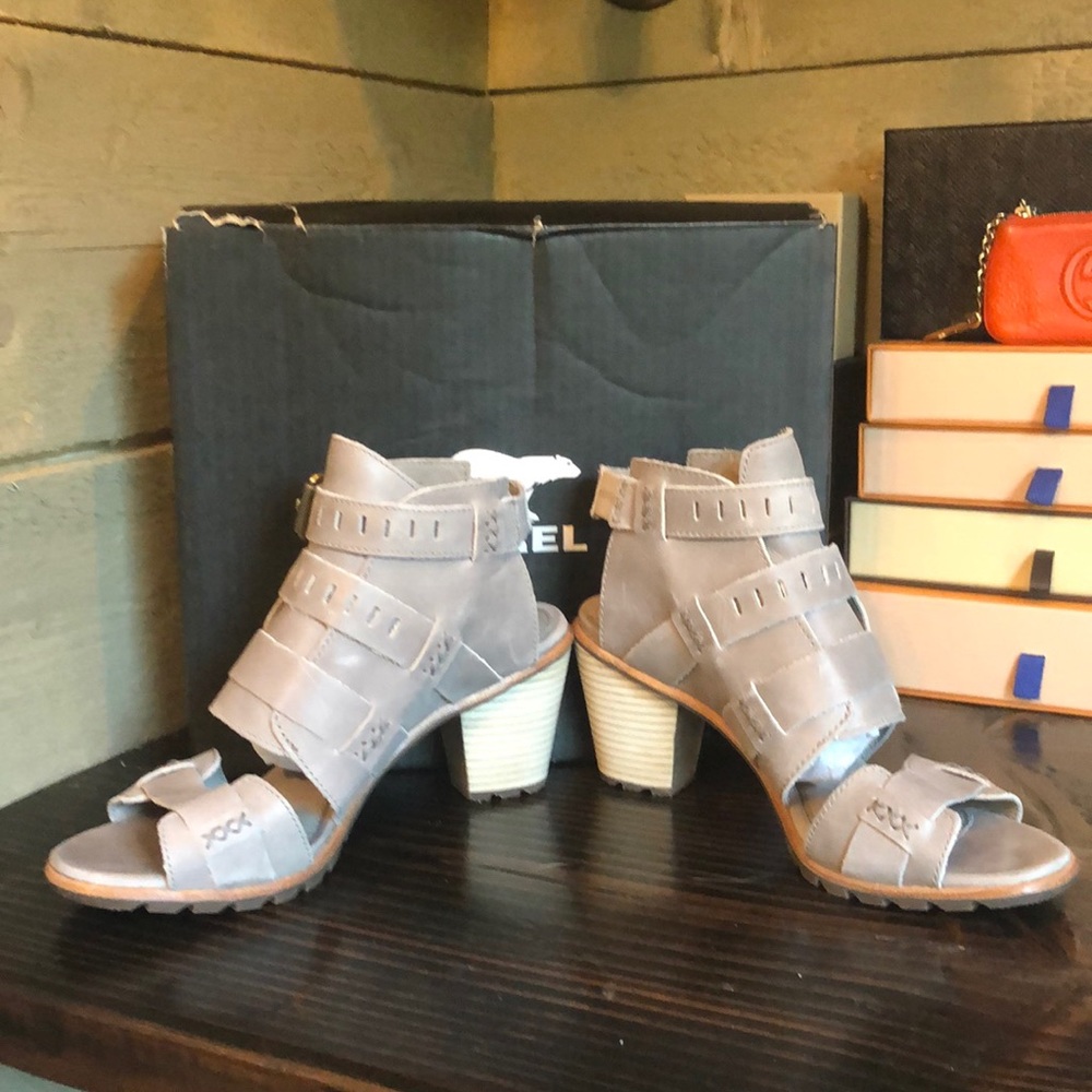 NWT Sorel Nadia Buckle Sandals in Kettle - Picture 6 of 17